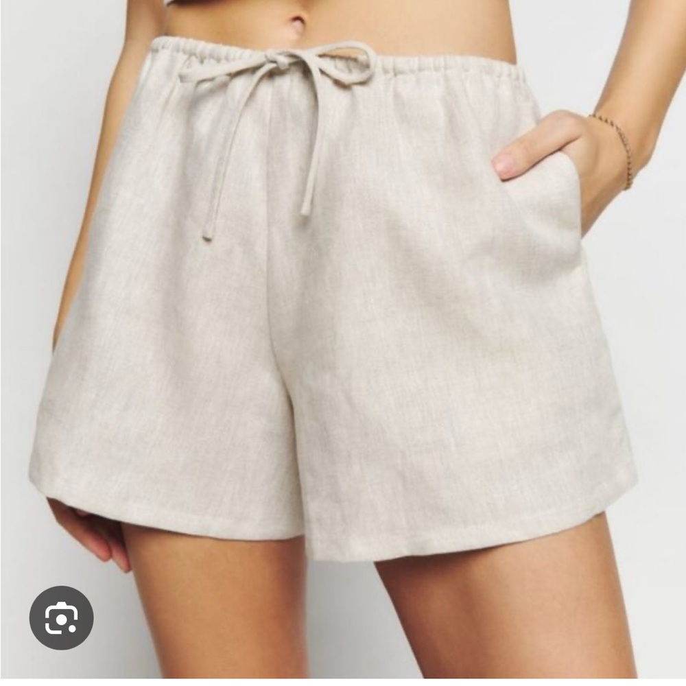 Reformation Linen Shorts